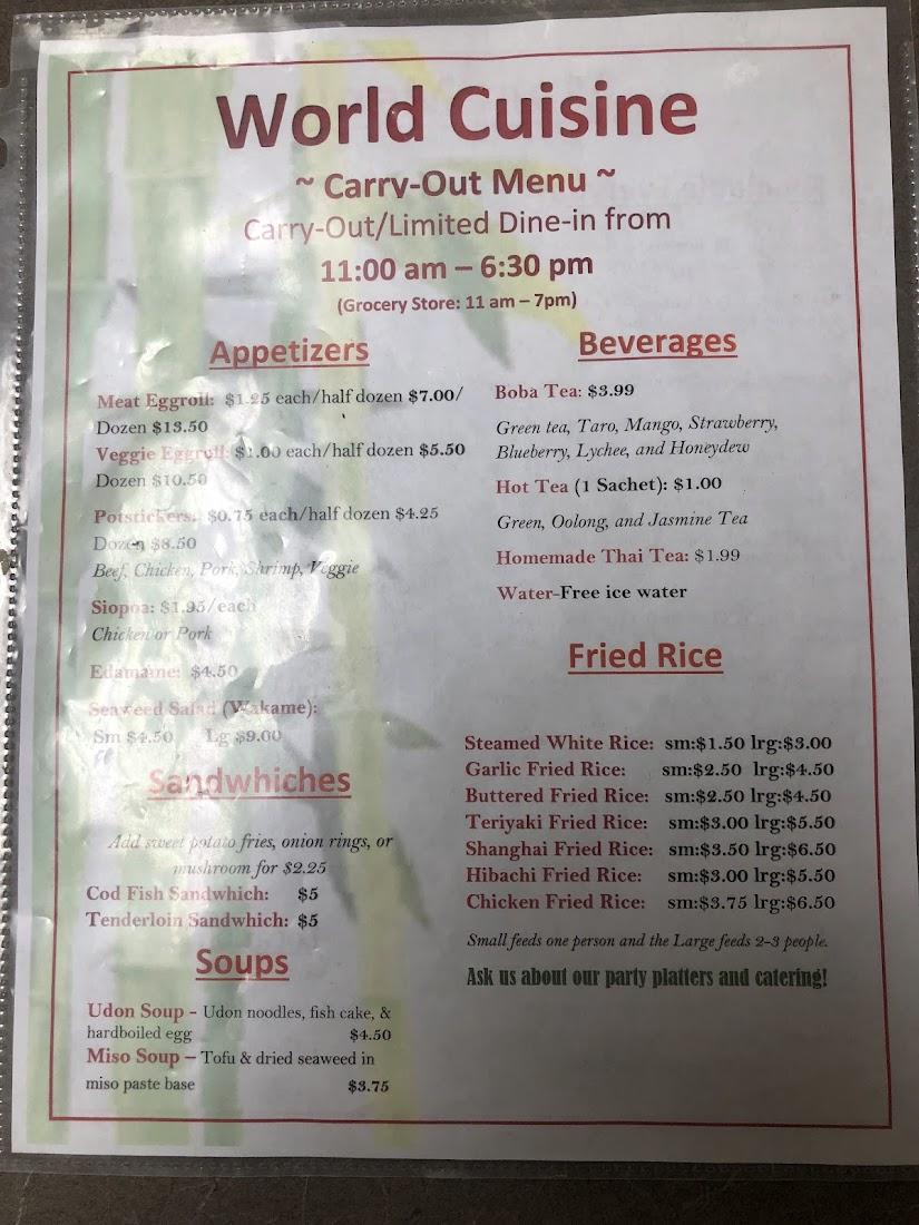 Asian Market/World Cuisine